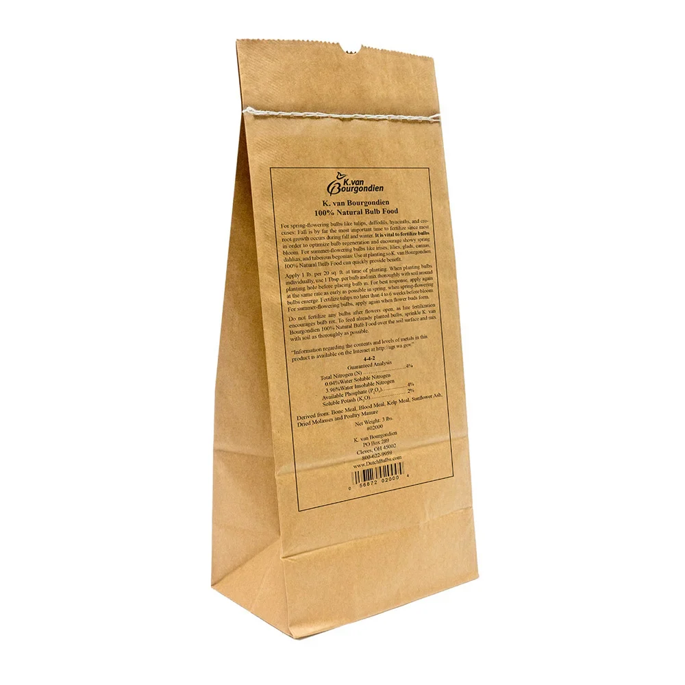 K. Van Bourgondien 100% Natural Bulb Food (4-4-2) - 3 lbs.